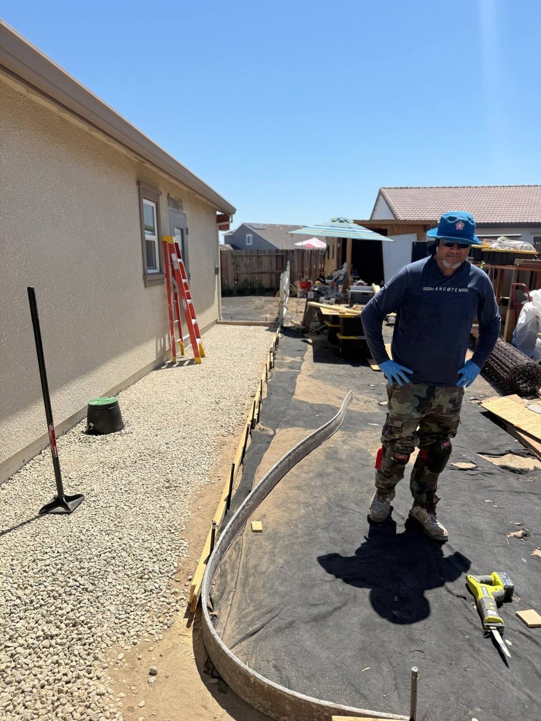 GoDo team member on a Central Valley job site